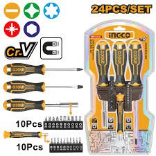 24 Pcs screwdriver and bits set