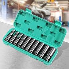 10 Pcs 1/2" socket set