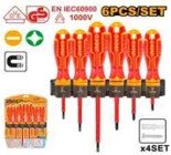 6 Pcs insulated screwdriver set