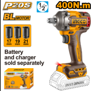 INGCO Compact Brushless Cordless 4 pcs Combo Kit